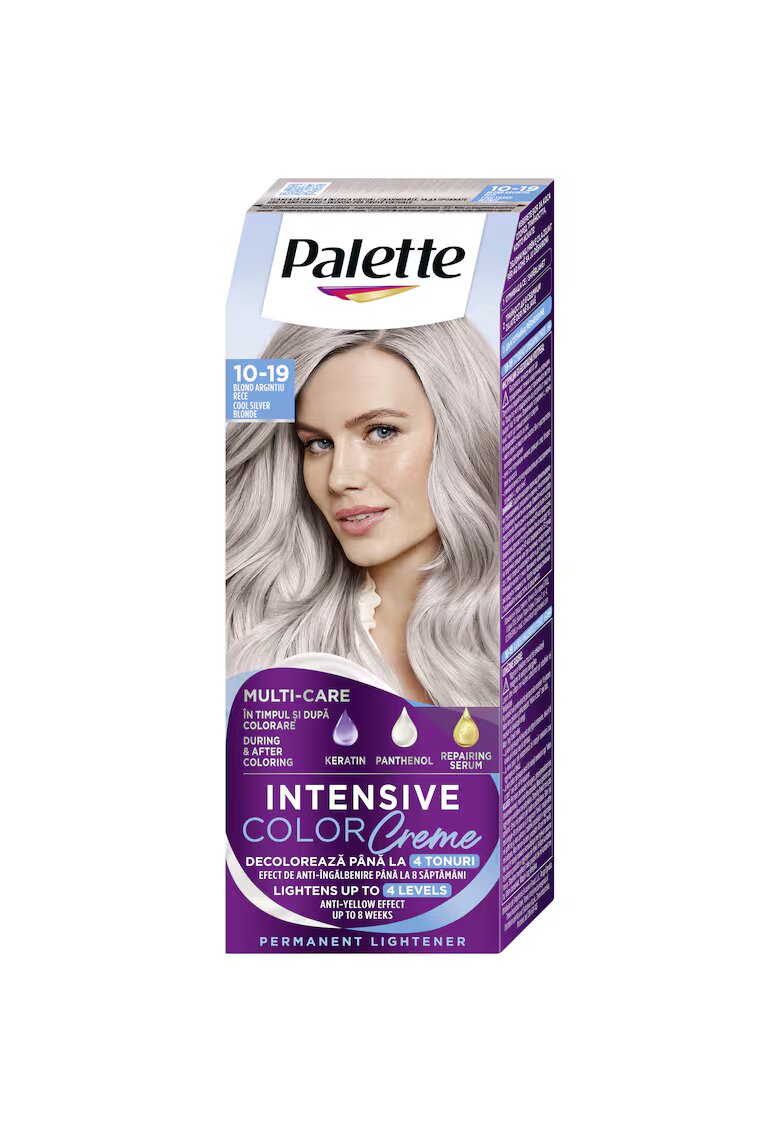 Palette Vopsea de par permanenta Intensive Color Cream - 110 ml - 10-19 - 110 ml
