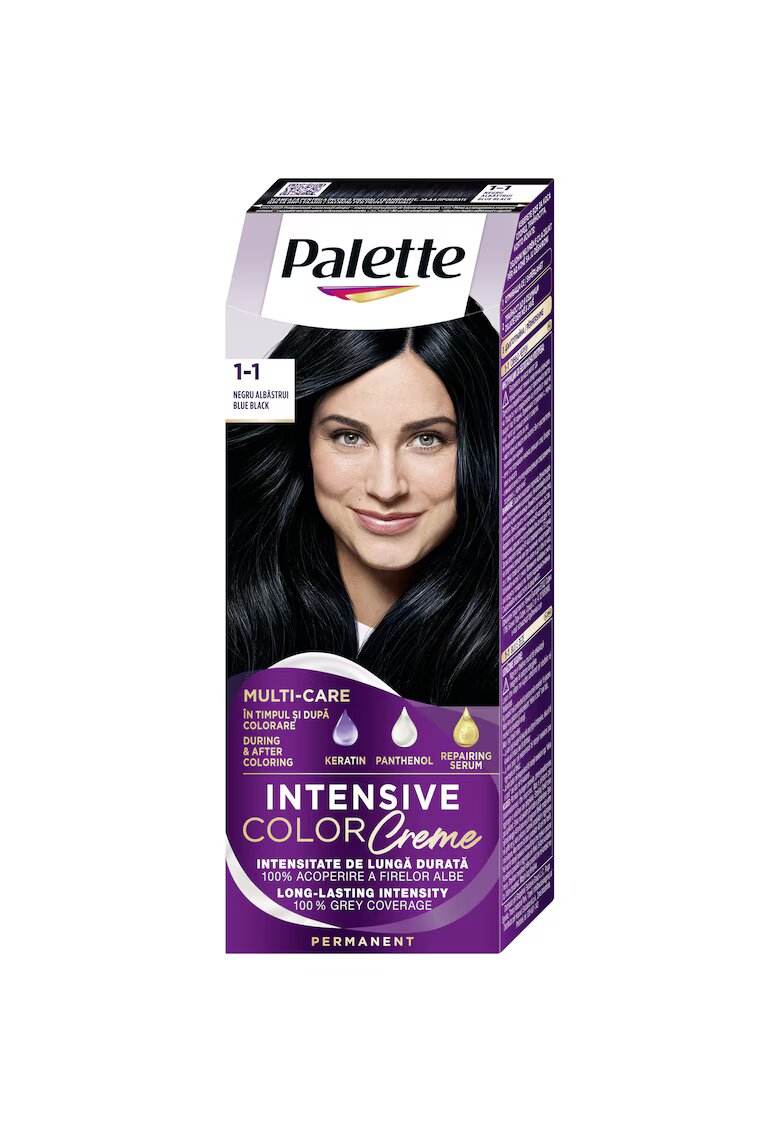 Palette Vopsea de par permanenta Intensive Color Cream - 110 ml - C1 - 110 ml