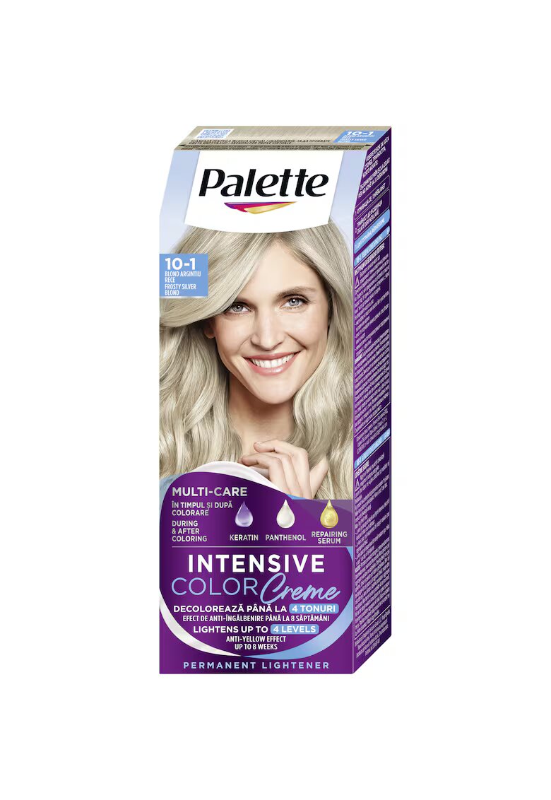 Palette Vopsea de par permanenta Intensive Color Cream - 110 ml - C10 - 110 ml