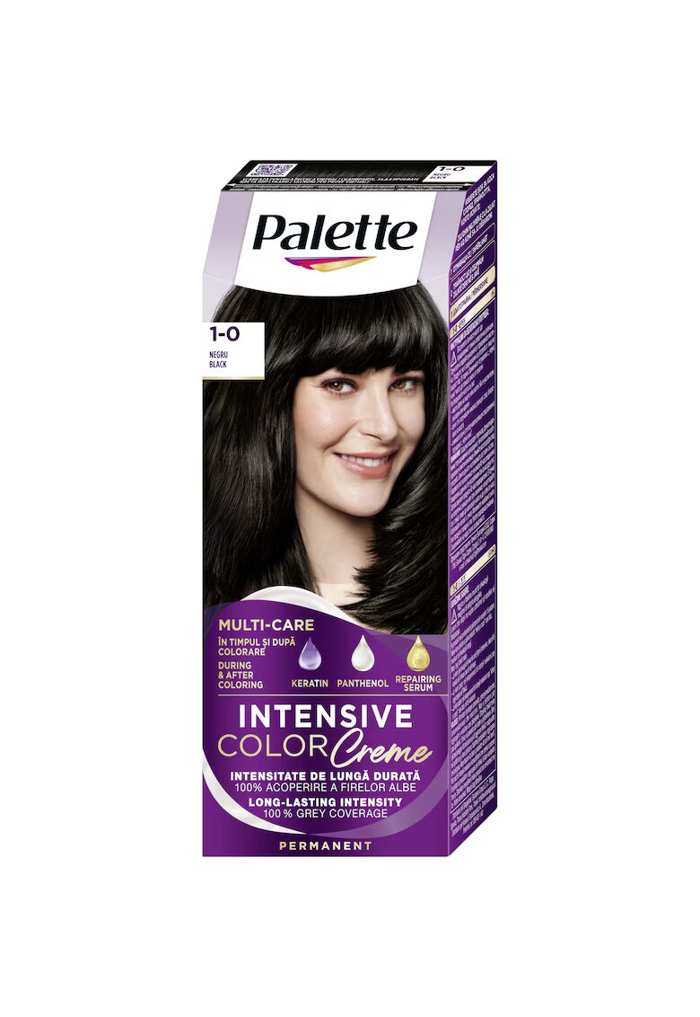 Palette Vopsea de par permanenta Intensive Color Cream - 110 ml - N1 - 110 ml