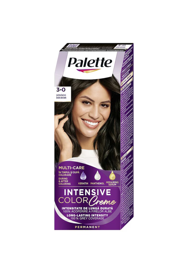 Palette Vopsea de par permanenta Intensive Color Cream - 110 ml - N2 - 110 ml