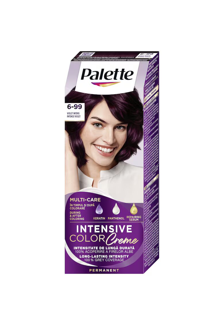 Palette Vopsea de par permanenta Intensive Color Cream - 110 ml - V5 - 110 ml