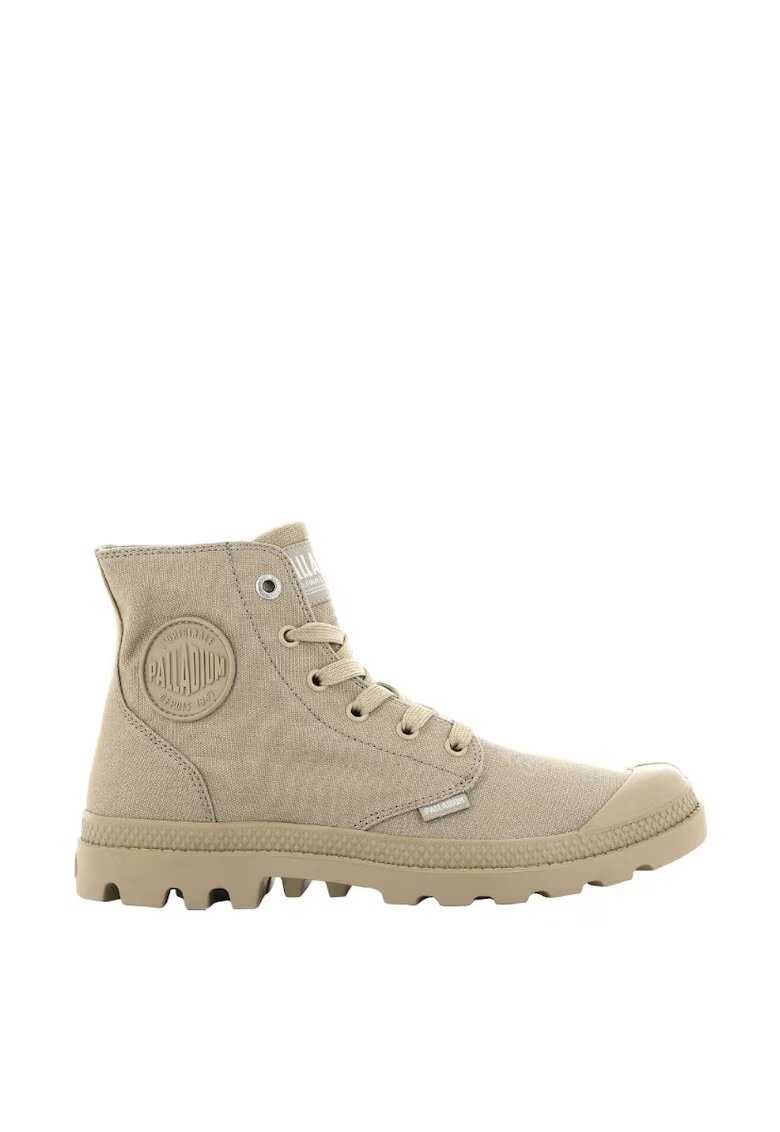 Palladium Bocanci dama - Bumbac - Bej -