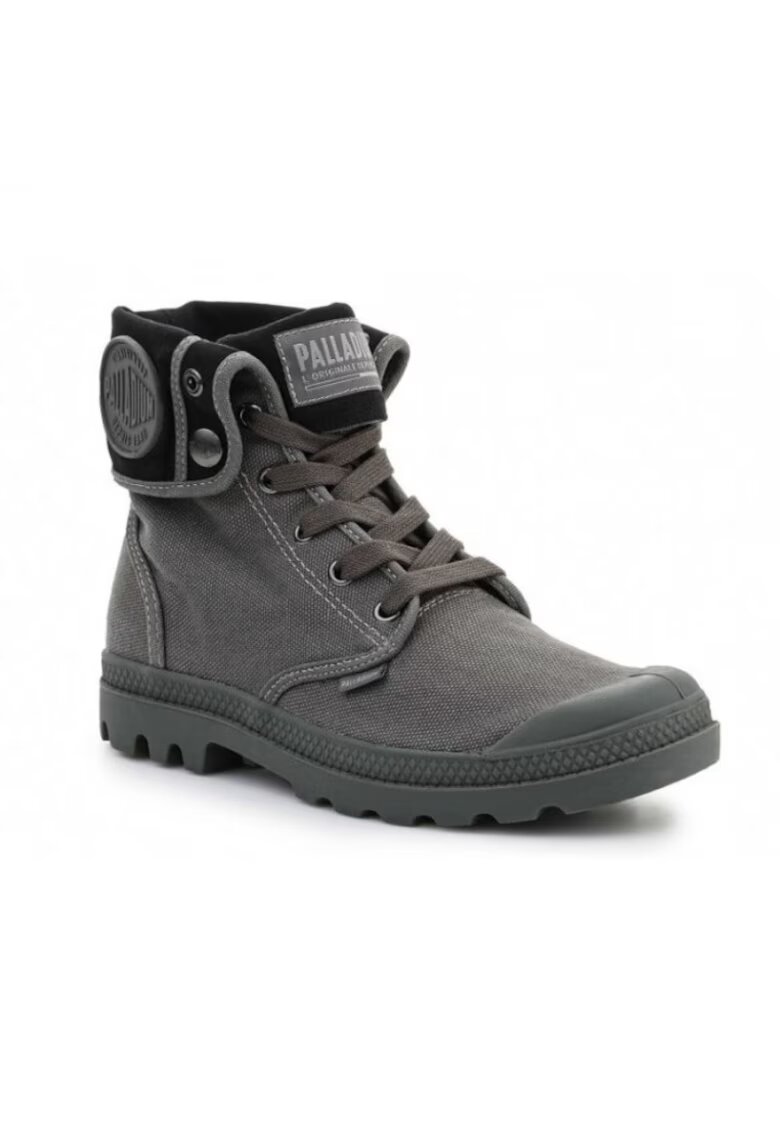 Palladium Ghete dama - Sintetic / Textil - Gri -