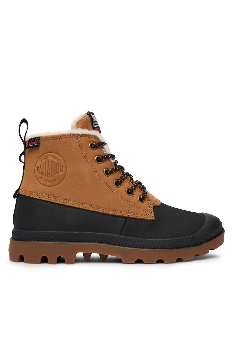 Palladium Ghete unisex Pampa Duck - culoare maro - textil