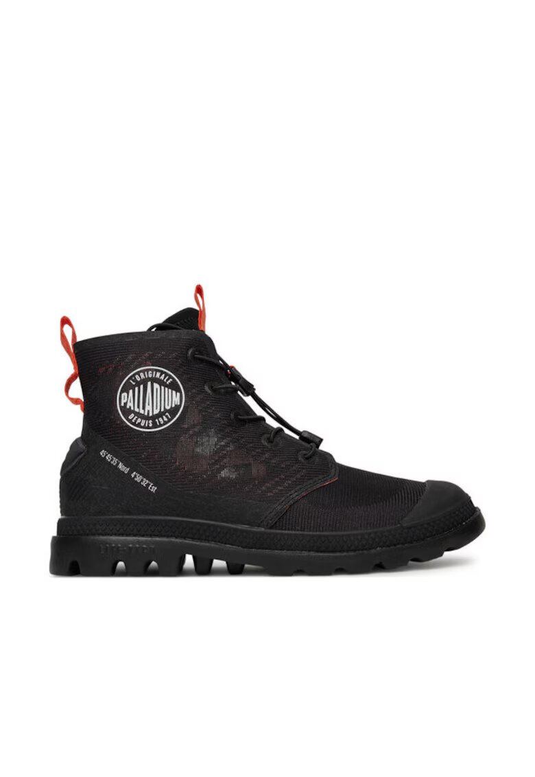 Palladium Ghete unisex Pampa Lite Travel Vt - textil - negru