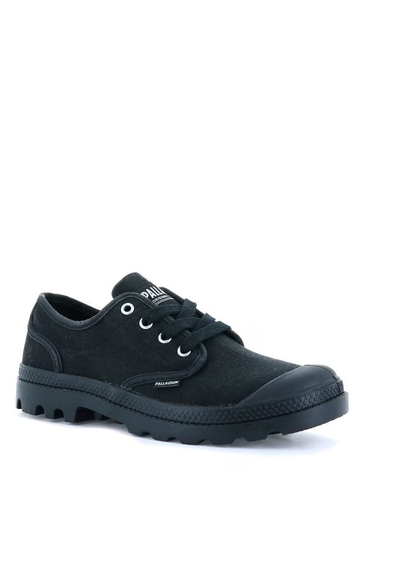 Palladium Pantofi dama - Textil - Negru - Negru