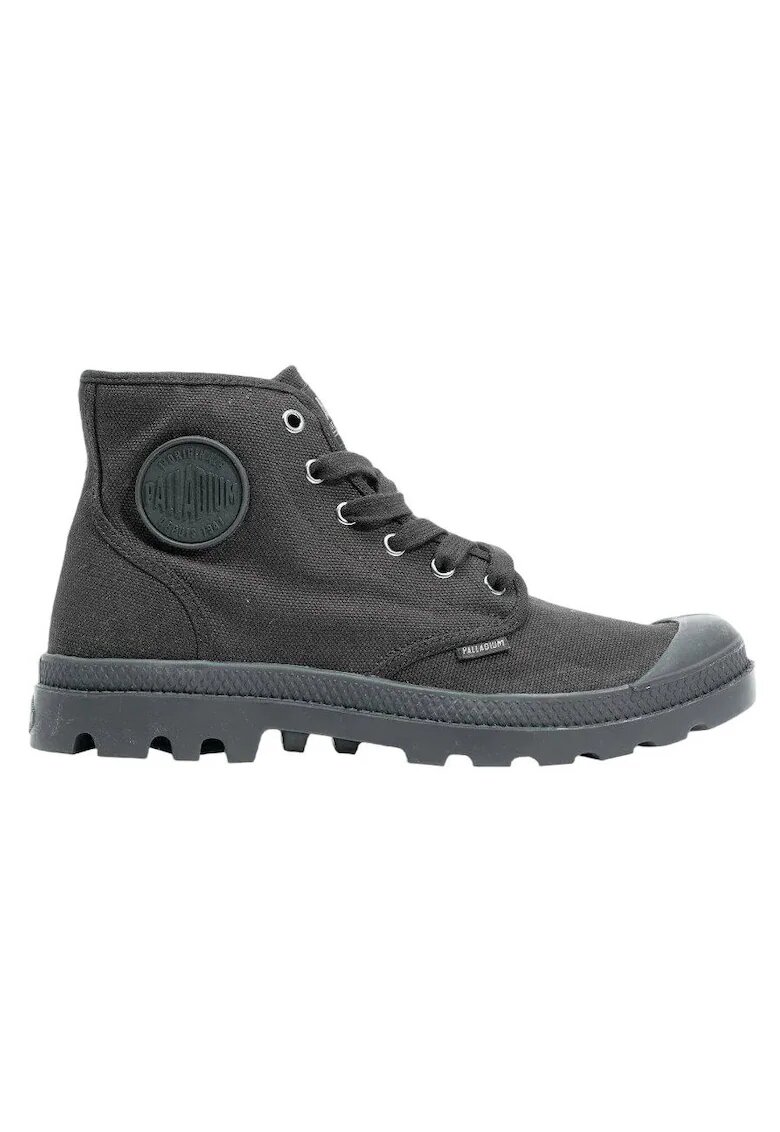 Palladium Pantofi sport din panza cu model uni