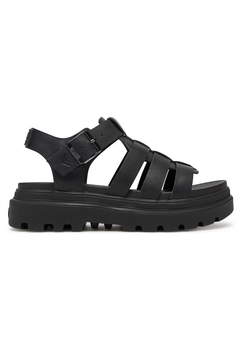 Palladium Sandale dama - Pallacruise Fisherma - piele naturala - negru -