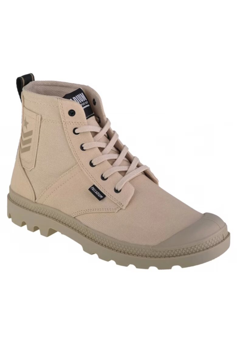 Palladium Tenisi barbati Pampa Hi Army - material textil - bej -