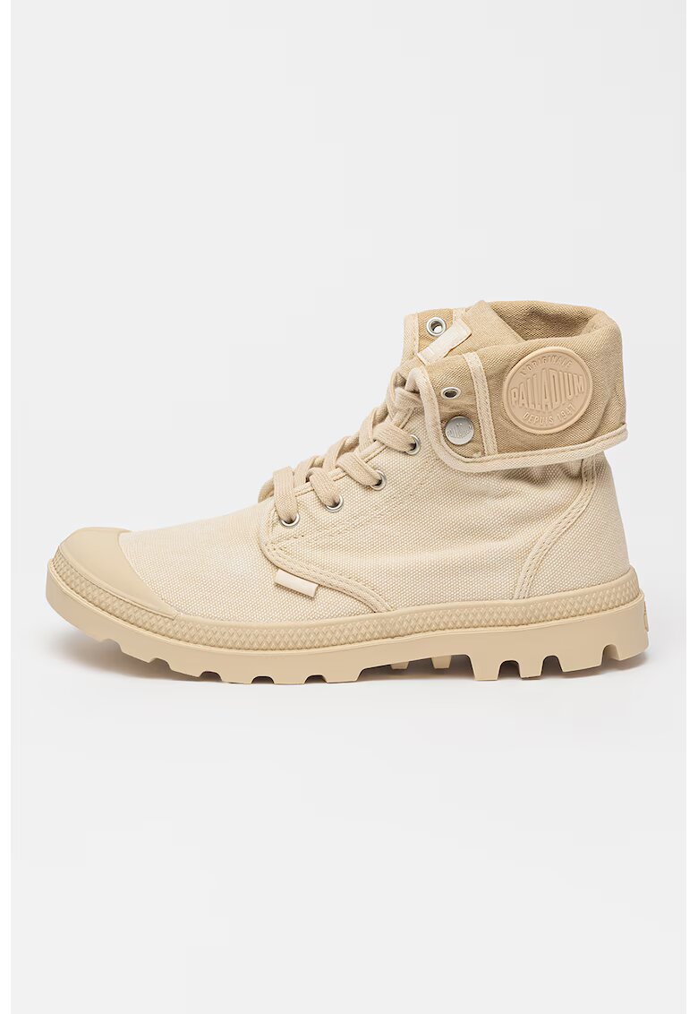 Palladium Tenisi hi-top cu varf cu pelicula de cauciuc Baggy - Bej deschis