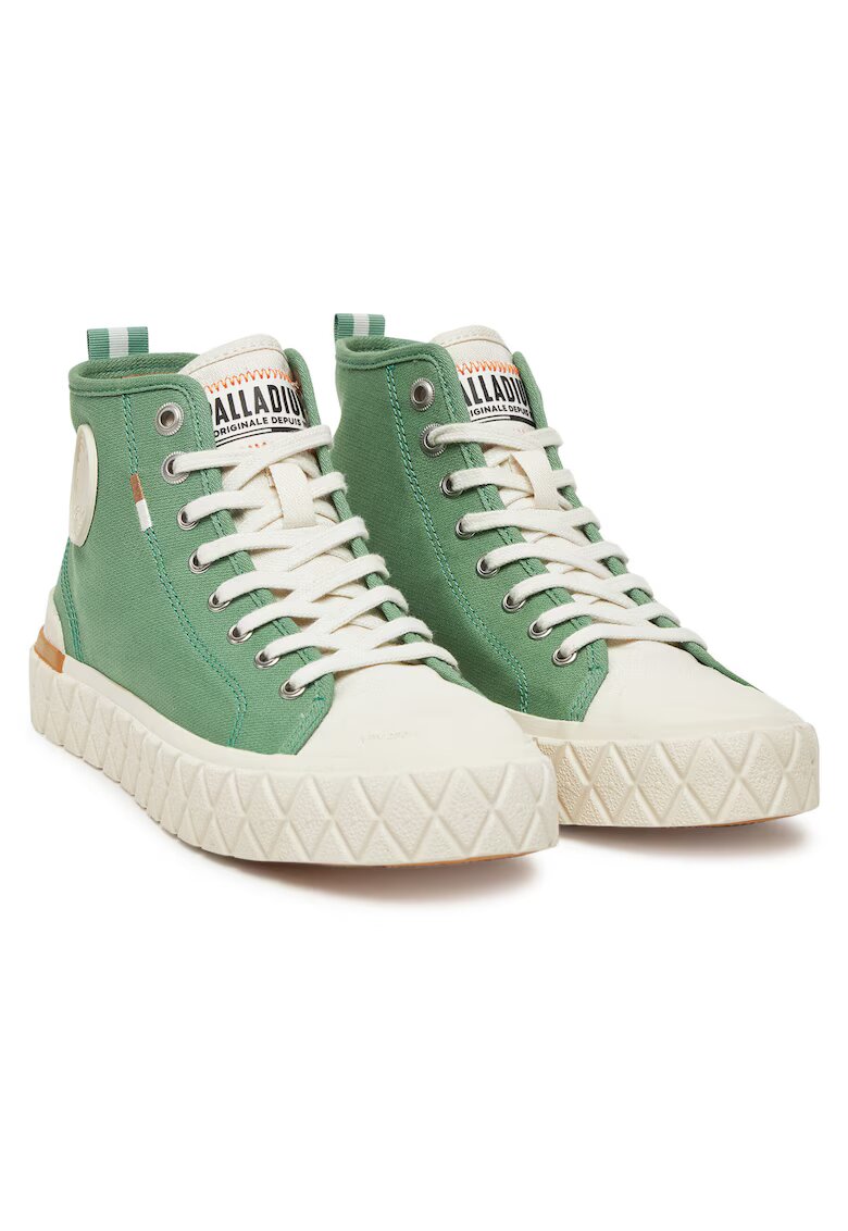 Palladium Tenisi unisex - textil - verde/alb -