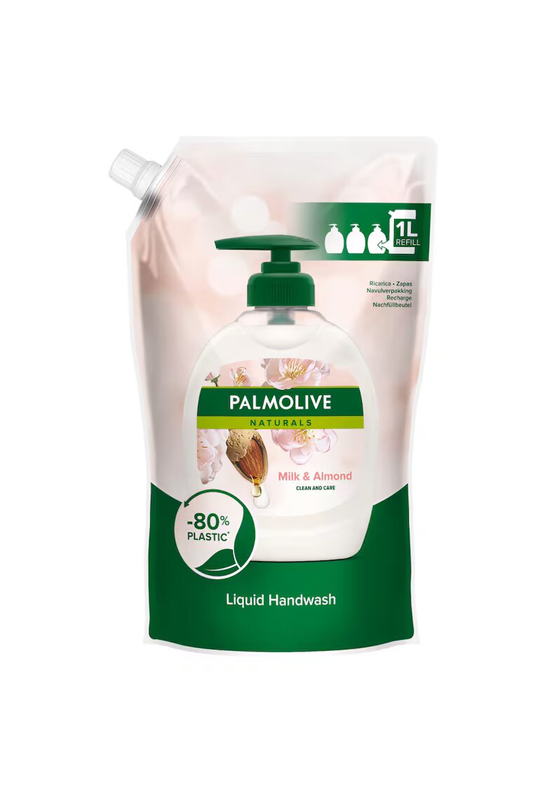Palmolive Sapun lichid Milk & Almond Doypack 1L