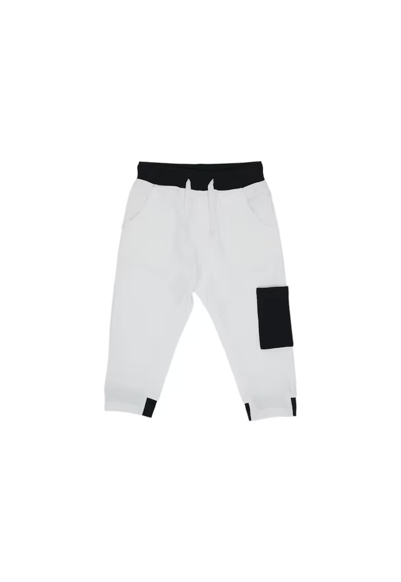 Panco Pantaloni cu detaliu buzunar negru - Feeling Good - Alb - pentru baietei - Alb