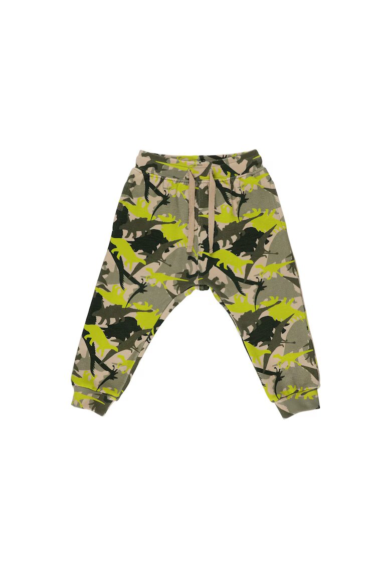 Panco Pantaloni sport - Dino Jungle - Kaki - pentru baietei - Kaki