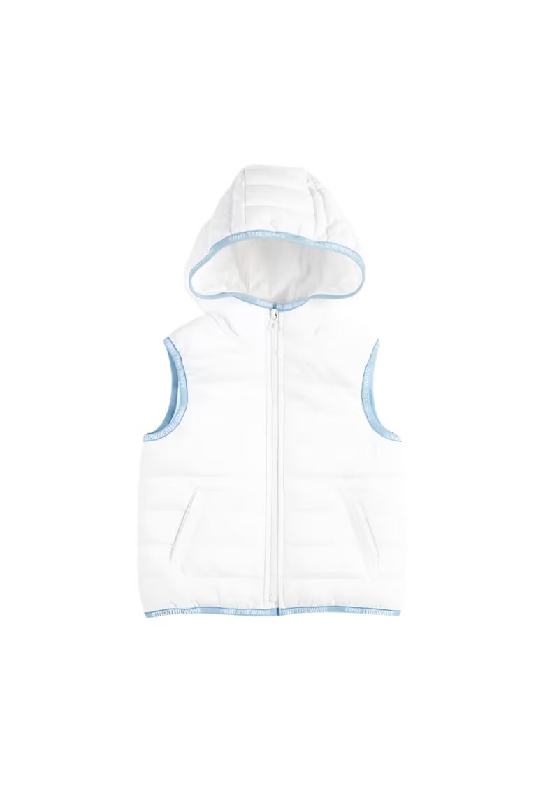 Panco Vesta cu margine Bleu - Flexible - Alb - pentru baietei - Alb