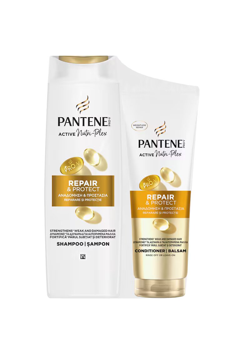 Pantene Pachet: Sampon + Balsam de par - Par fin