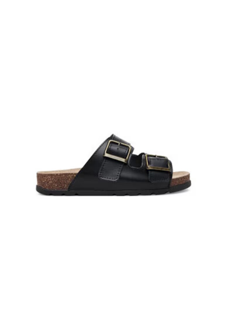 Panto Fino Slapi dama - RR267022 - Piele naturala - Negru