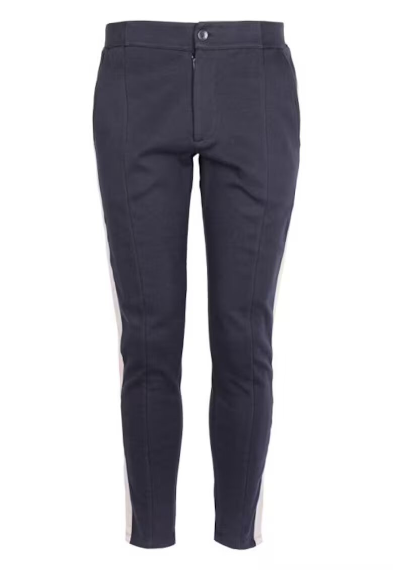 PAOLO PECORA Pantaloni cu talie joaca regular fit - Bleumarin