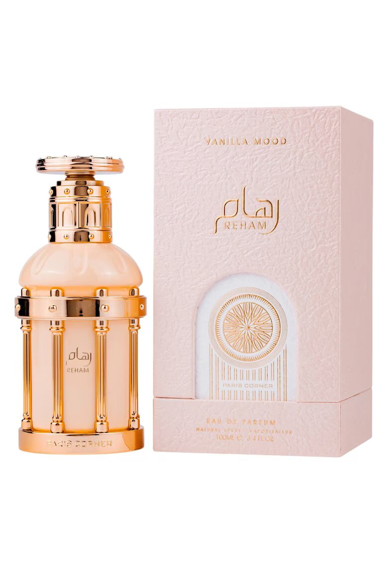 Paris Corner Apa de parfum unisex Reham Vanilla Mood - note ozonice si lemnoase - 100 ml