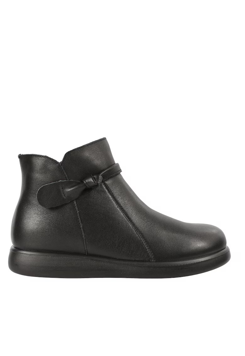 PASS Collection Ghete casual - dama - J970003A negru - piele naturala - Negru