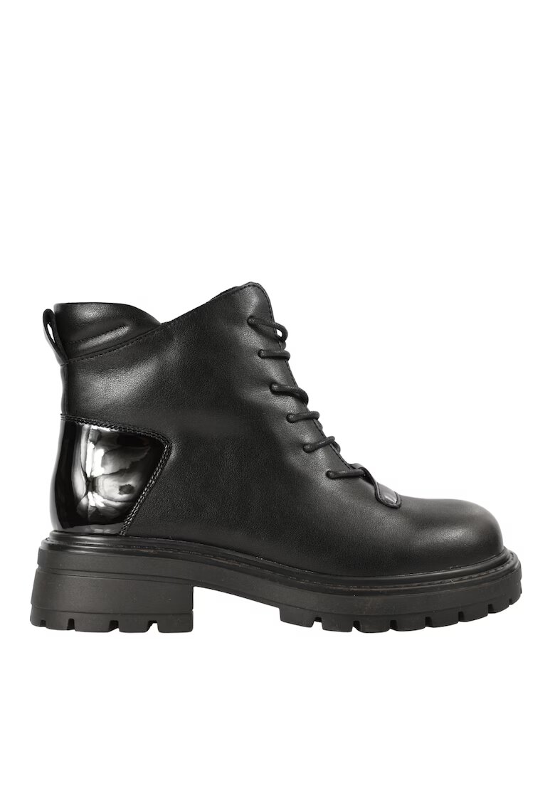 PASS Collection Ghete casual - dama - JH50013A - negru - piele naturala - Negru
