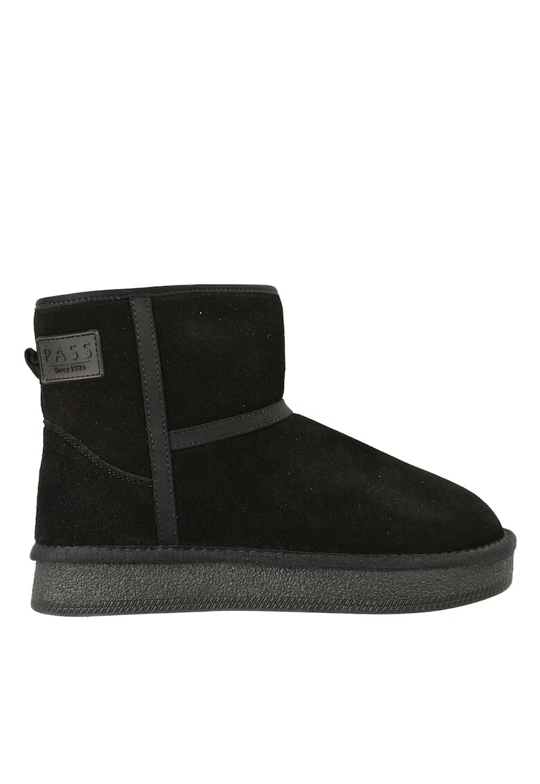 PASS Collection Ghete sport - dama - M470022A - negru - piele intoarsa - Negru