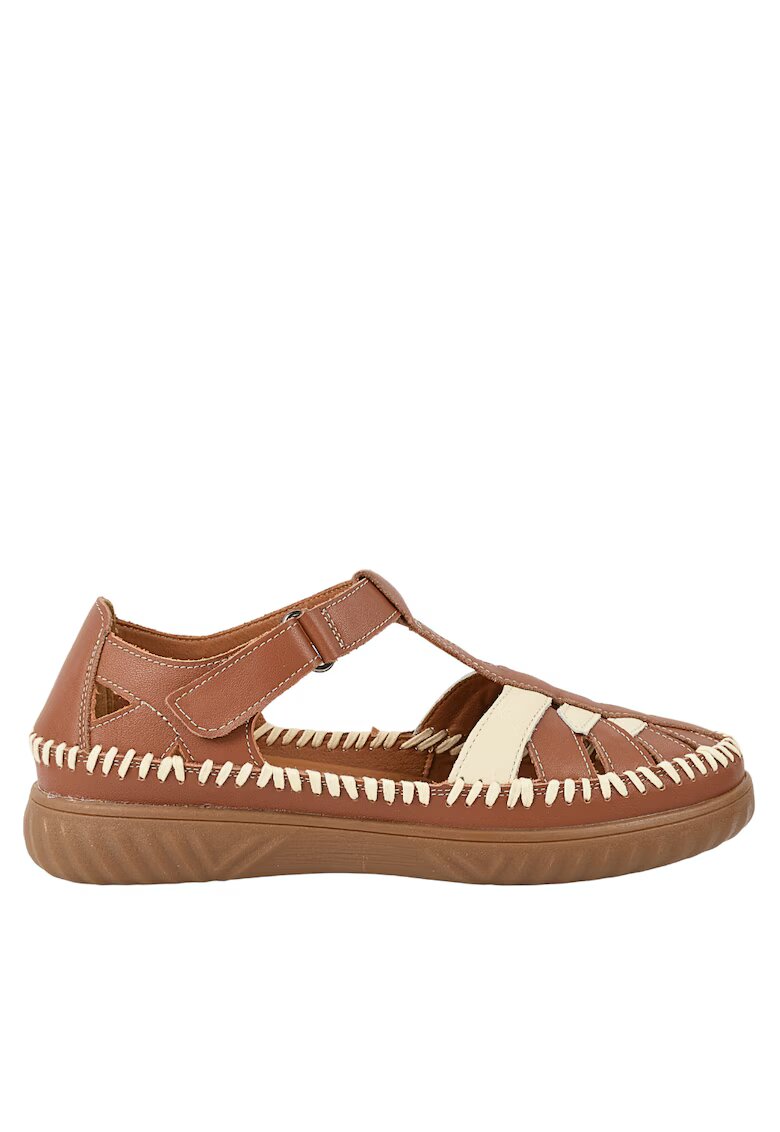 PASS Collection Pantofi casual - dama - KL60027C maro - piele naturala - Maro