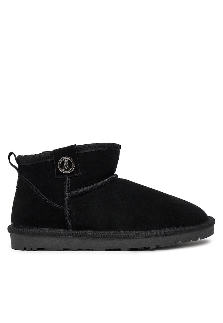 Patrizia Pepe Ghete dama slip on - de zapada - piele naturala - negru