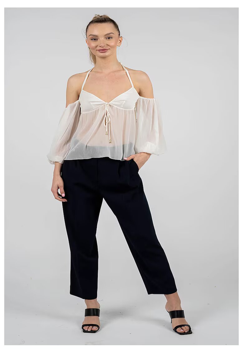 Patrizia Pepe Pantaloni Drepti Cu Talie Inalta - W38-L32