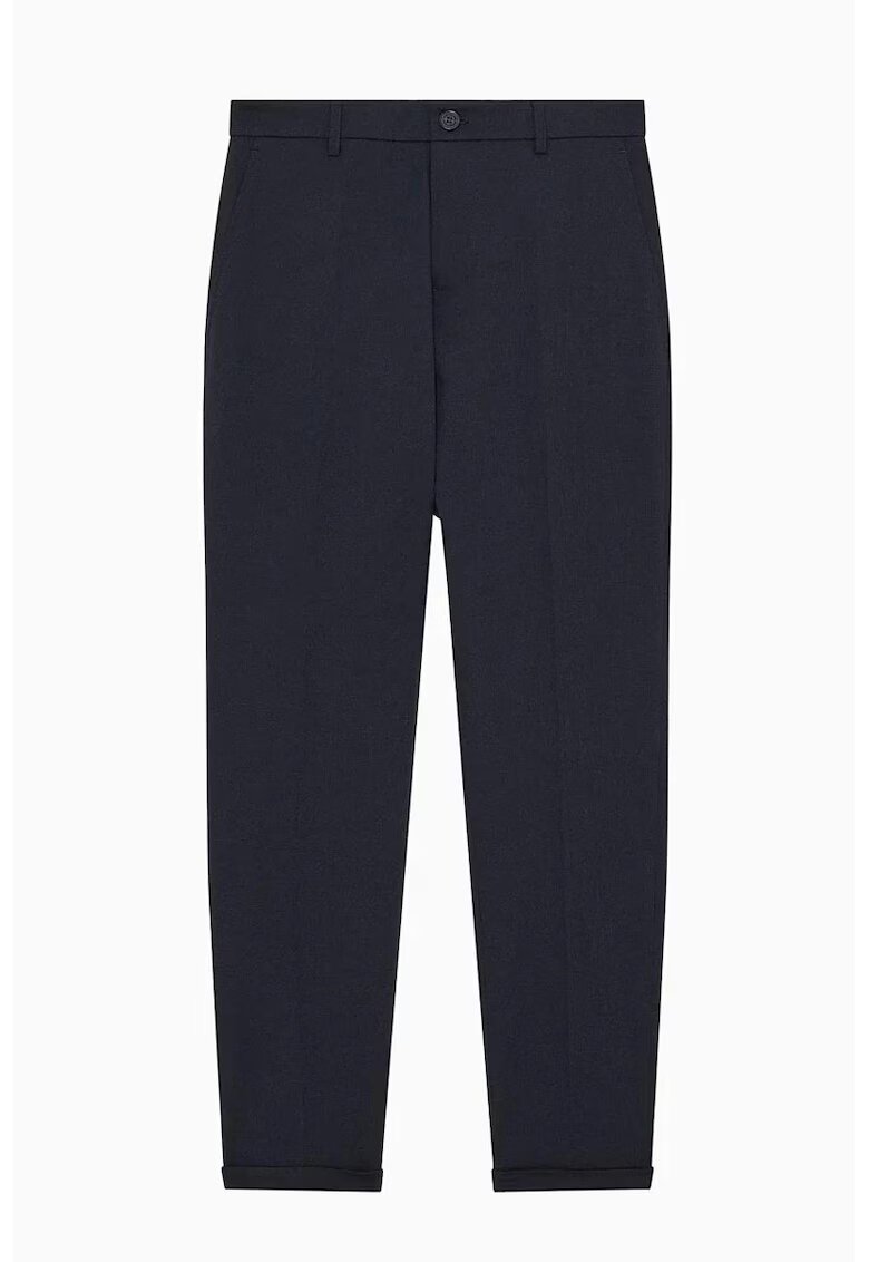 Patrizia Pepe Pantaloni slim-fit cu buzunare laterale - Albastru inchis
