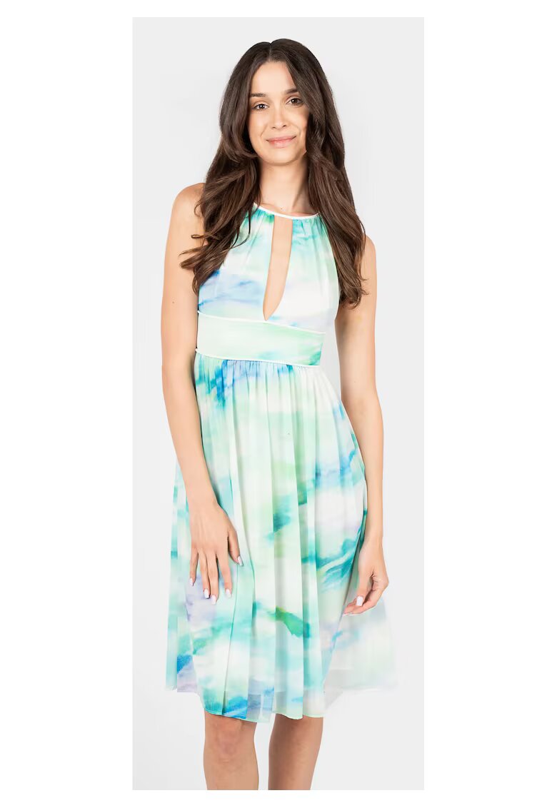 Patrizia Pepe Rochie fara maneci cu imprimeu abstract -