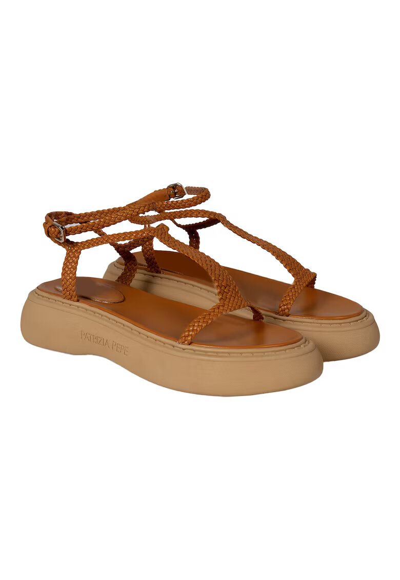 Patrizia Pepe Sandale cu model impletit -
