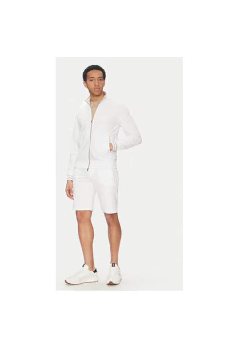 Paul Shark Bluza barbati 25411846 - Bumbac/Lyocell - Alb - Alb