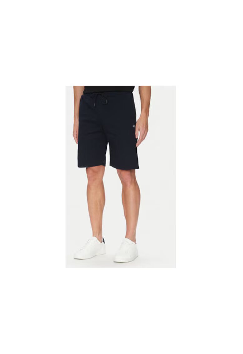 Paul Shark Pantaloni scurti sport barbati C0P1237 - Bumbac/spandex - Bleumarin - Bleumarin