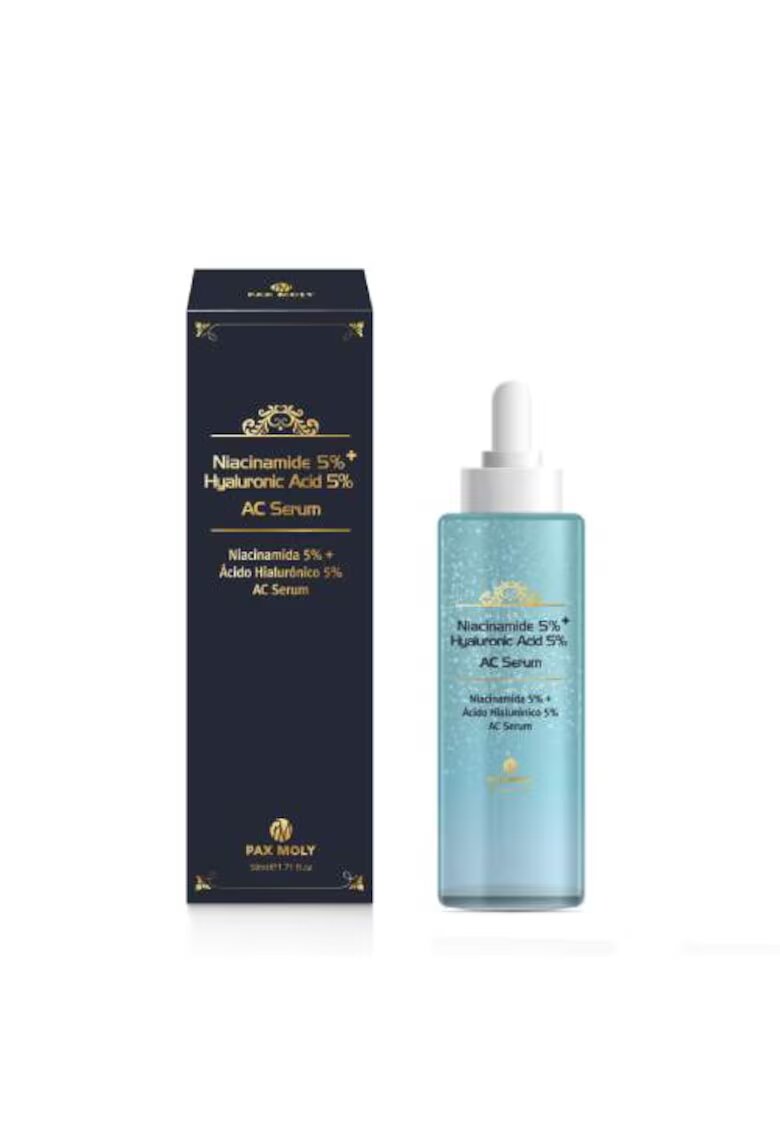 PAXMOLY Serum cu 5% niacinamide + 5 acid hialuronic - 50ml