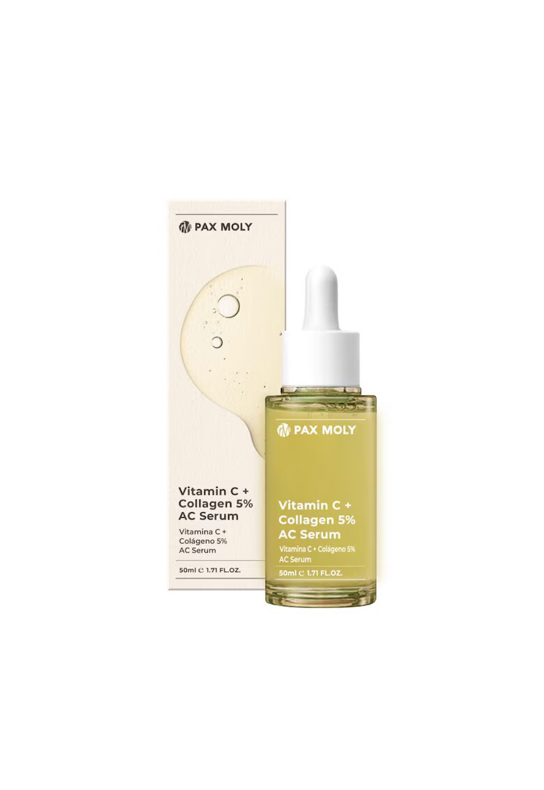 PAXMOLY Serum cu vitamina C si 5% Colagen - 50ml