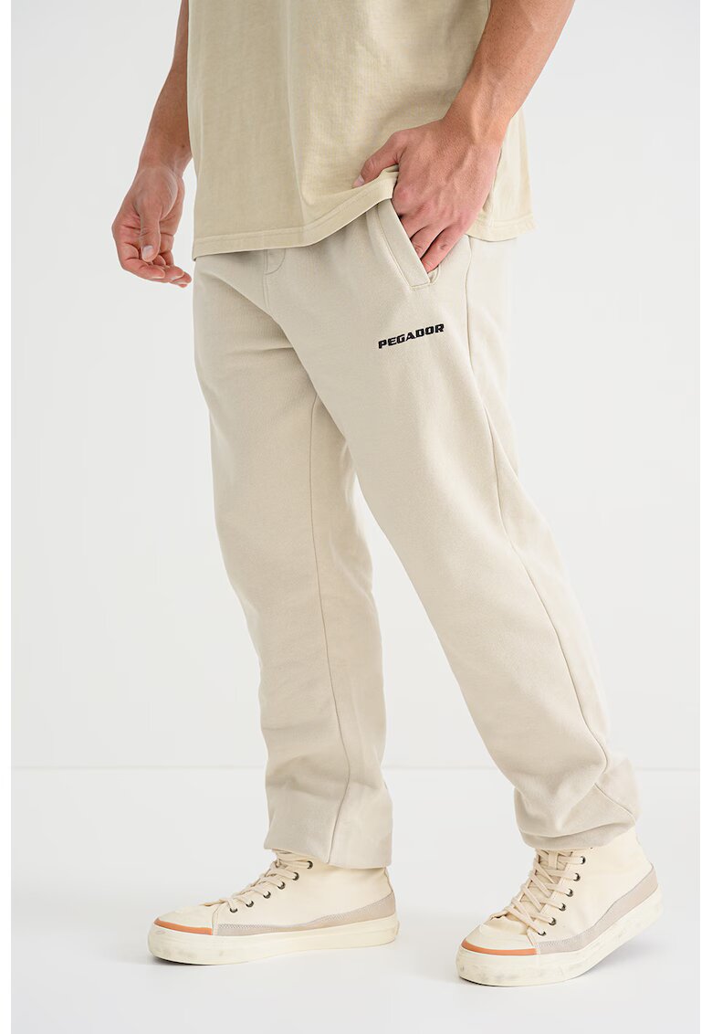 Pegador Pantaloni de trening cu talie elastica - Bej deschis