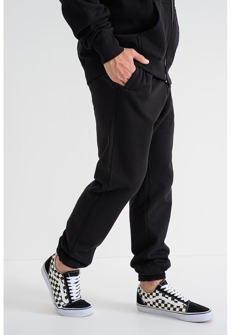 Pegador Pantaloni de trening cu talie elastica - Negru