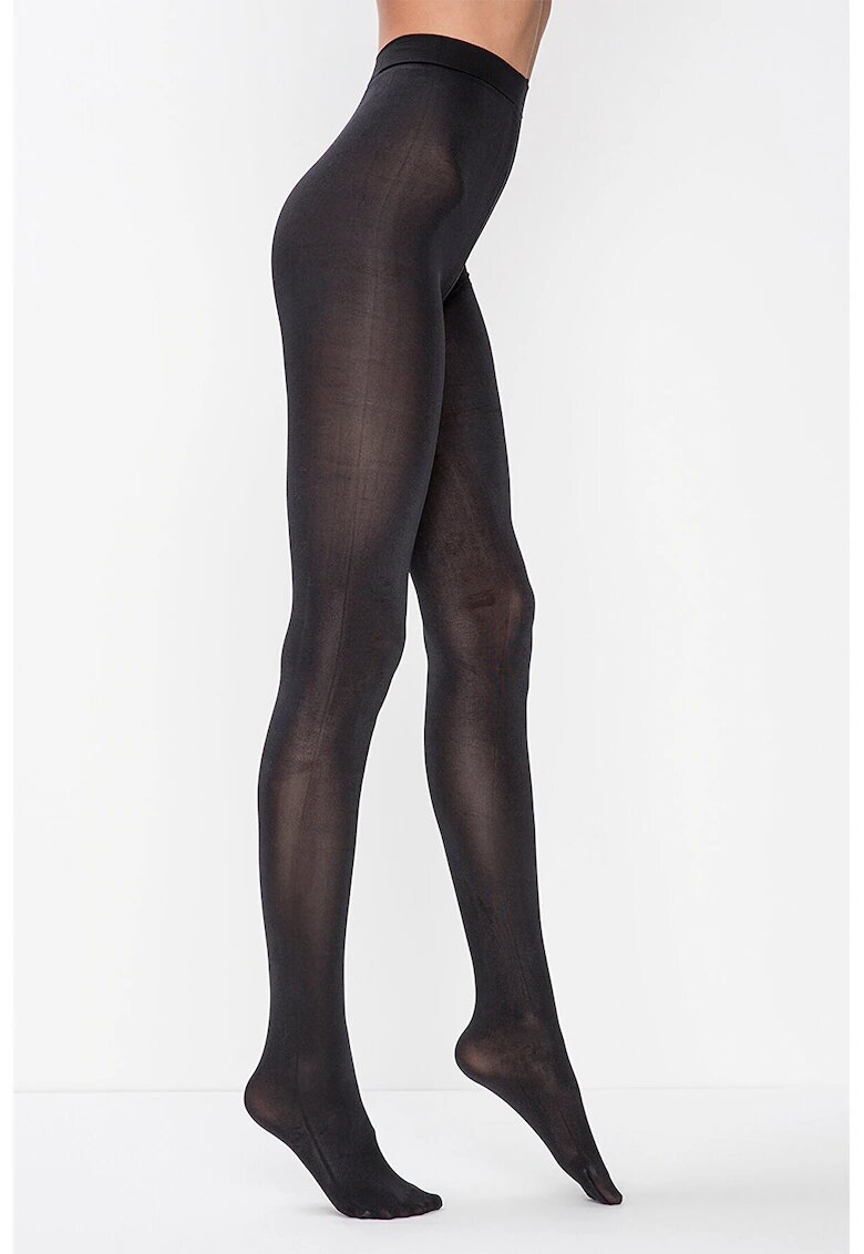 Penti Dres uni cu aspect lucios - Negru