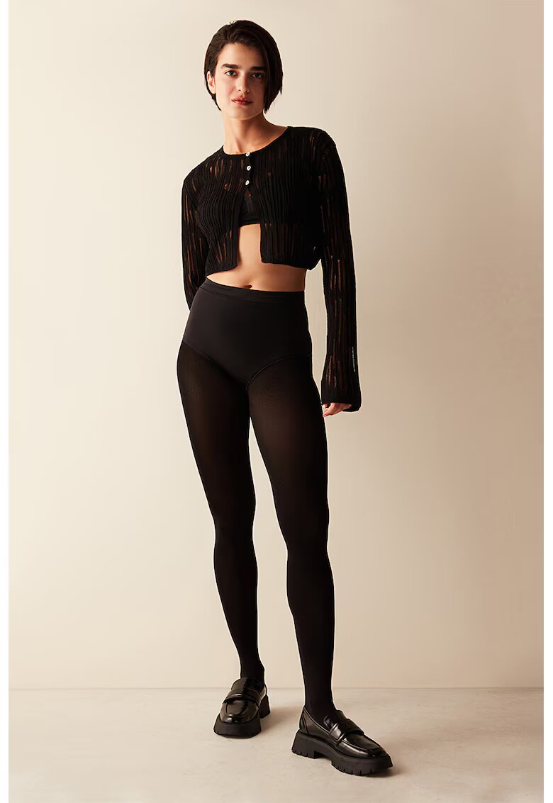 Penti Dres uni cu talie inalta - Negru
