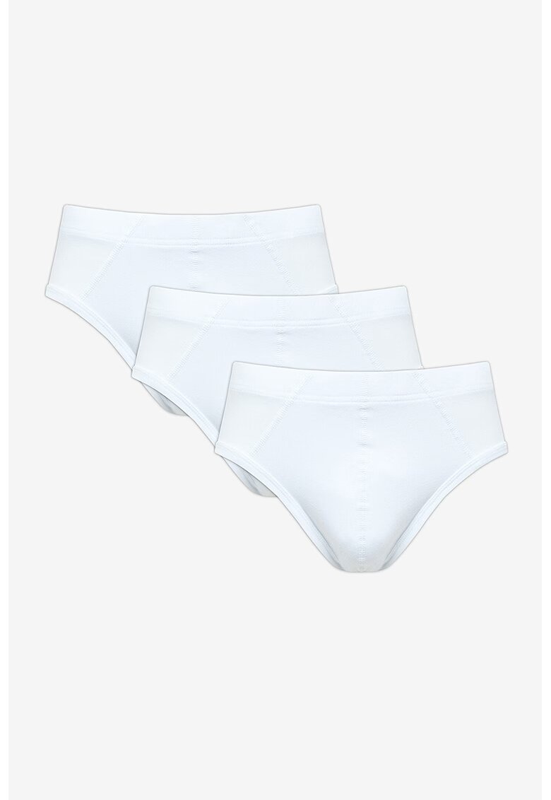 Penti Set de chiloti hipster - 3 perechi - Alb