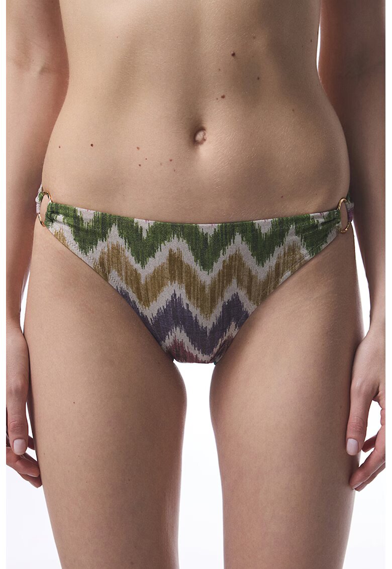 Penti Slip cu imprimeu si talie joasa - Multicolor