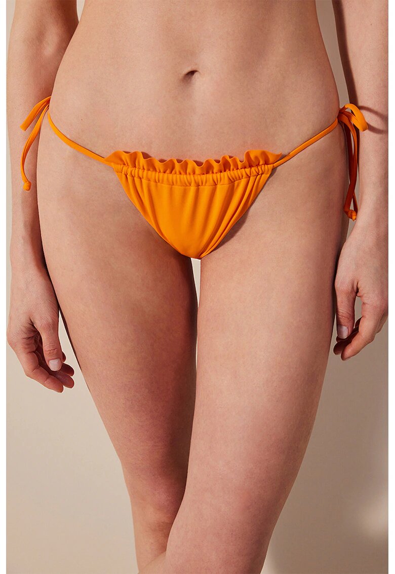 Penti Slip cu prindere laterala - Portocaliu mandarina