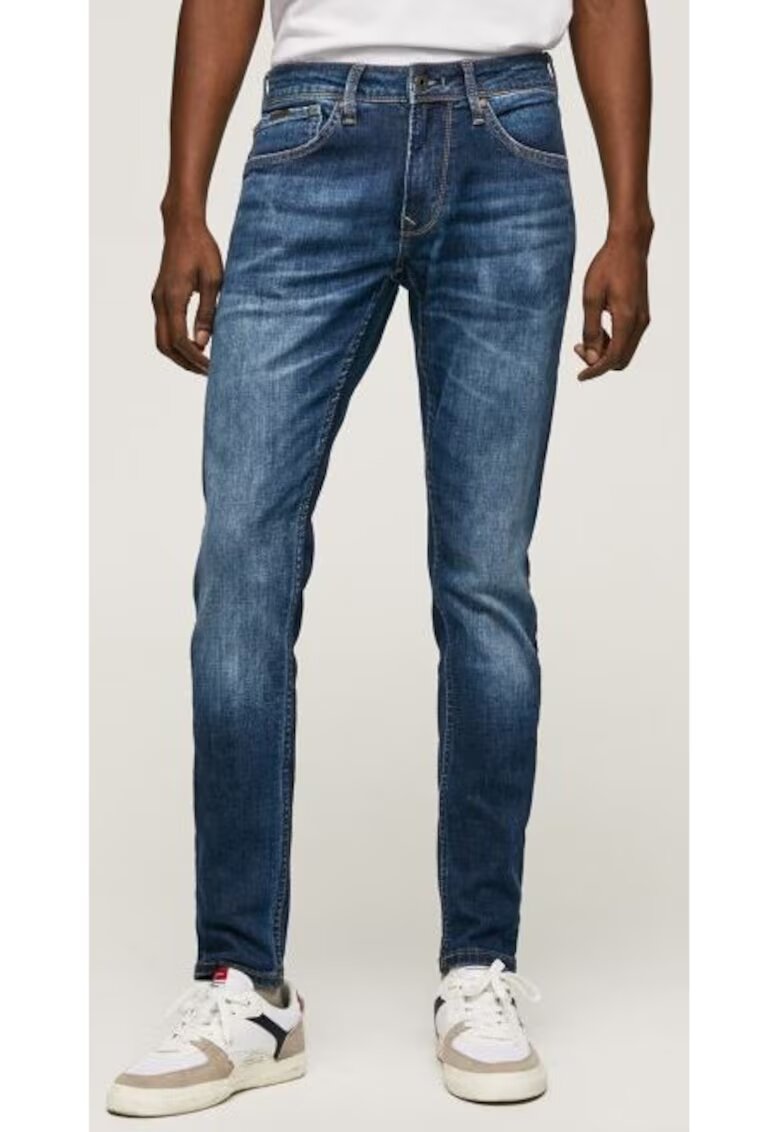 Pepe Jeans Blugi barbati - Bumbac - Bleumarin - Bleumarin