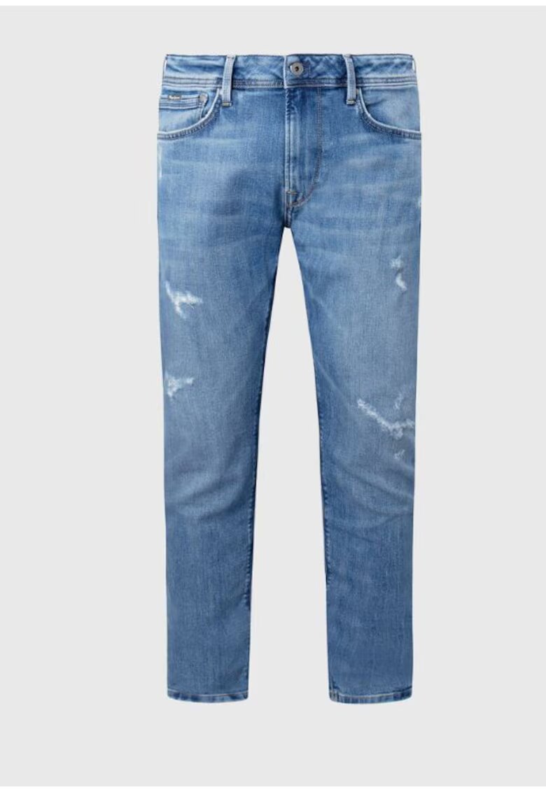 Pepe Jeans Blugi Conici Cu Talie Medie -
