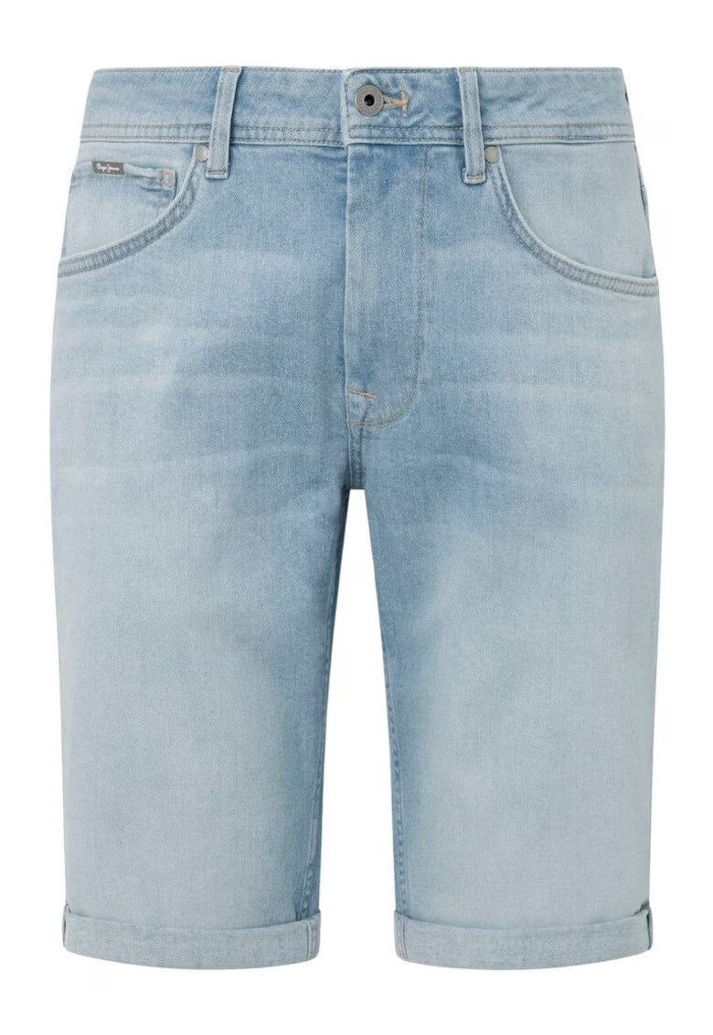 Pepe Jeans Blugi scurti din denim cu buzunare