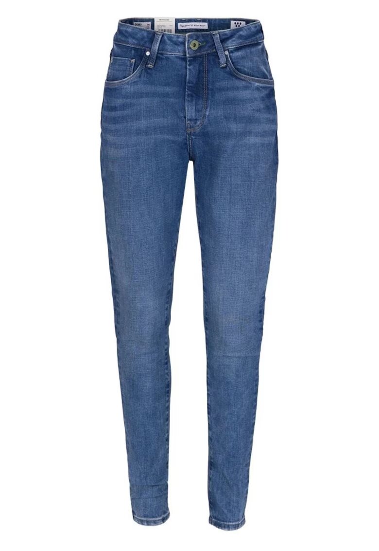 Pepe Jeans Blugi skinny cu aspect decolorat -