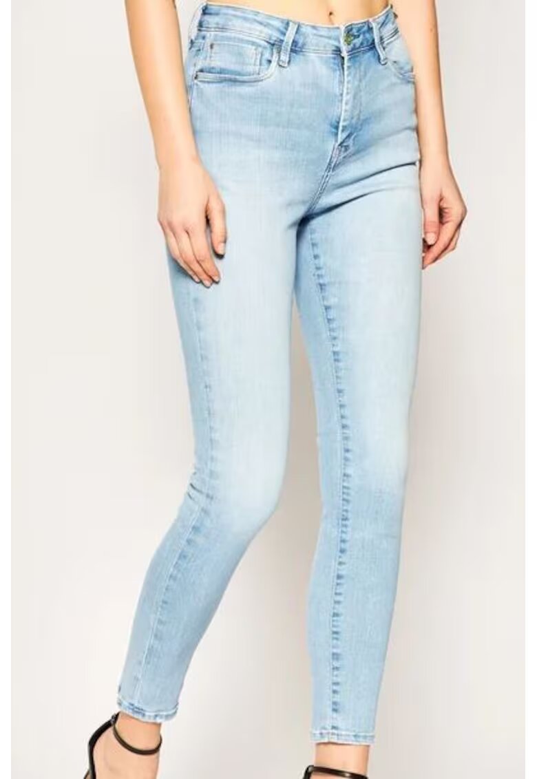 Pepe Jeans Blugi slim fit cu aspect decolorat Dion