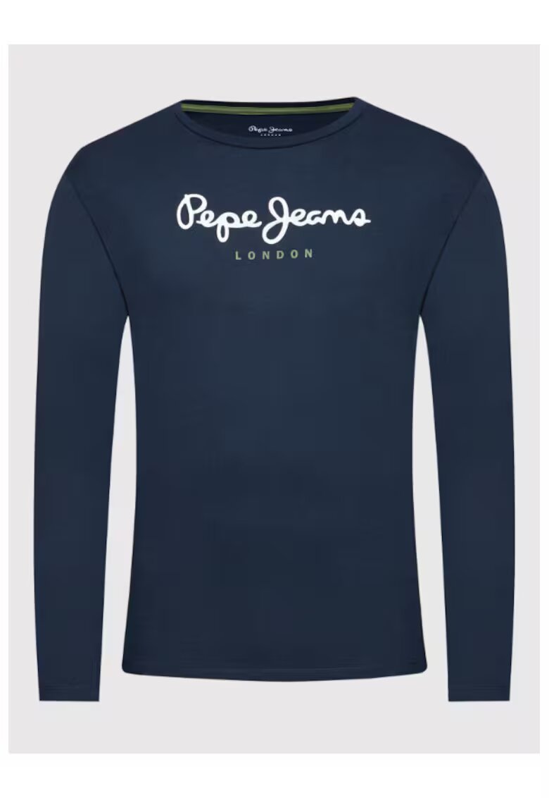 Pepe Jeans Bluza barbati - 209509397 - Bumbac - Bleumarin